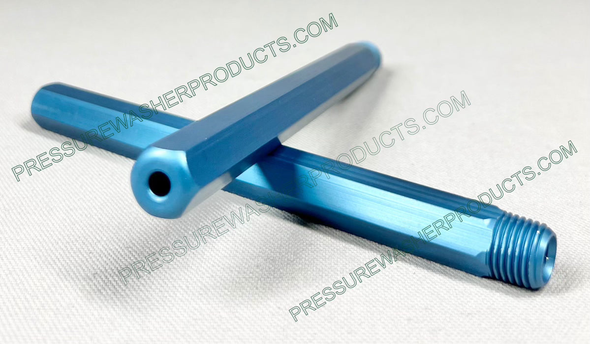 Blue Anodized 4 - 7 GPM Kyle Davis Shooter TIP 6" Long 1/4" MPT Improved Style