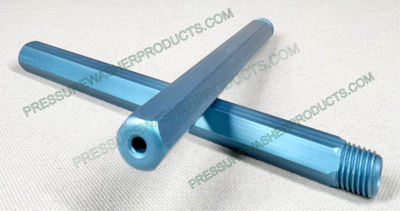 Blue Anodized 8 - 12 GPM Kyle Davis Shooter TIP 6" Long 1/4" MPT Improved Style