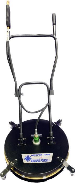 24" Ground Force w/ XFORCE 4 NOZZLE Spray Bar 4 Casters Collapsible Handle Surface Cleaner