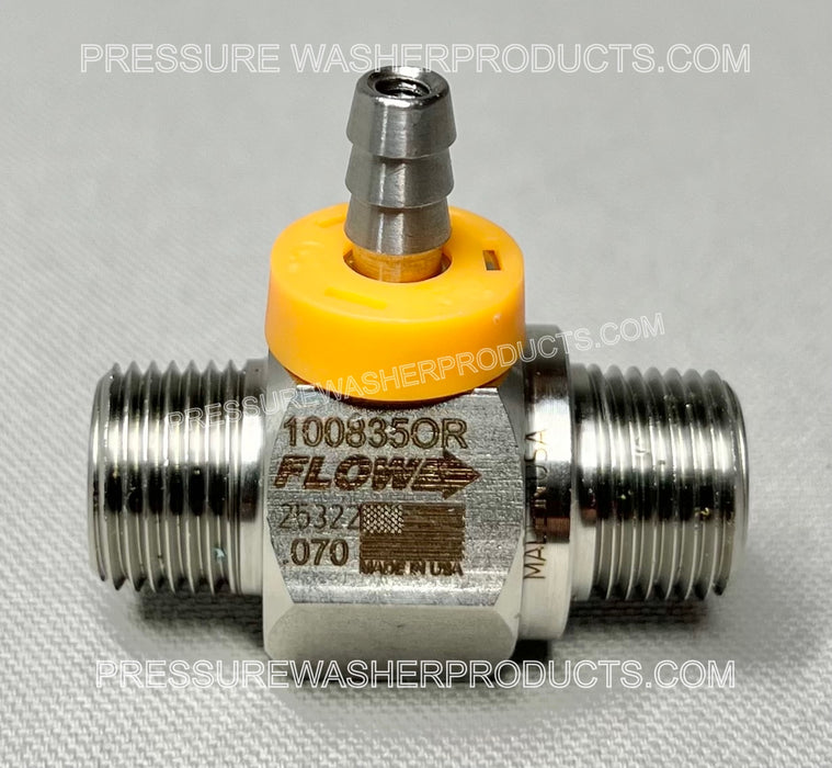 2 - 3 GPM 1.8 mm Chemical Injector Fixed 100835OR Orange 5500 psi Stainless Steel .070