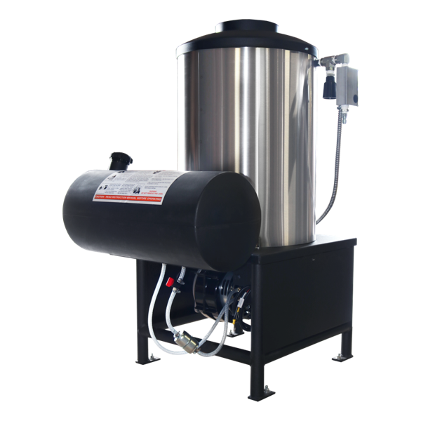 4 - 5 gpm 3500 psi 12 Volt DC Diesel Oil Fired Vertical Hot Box