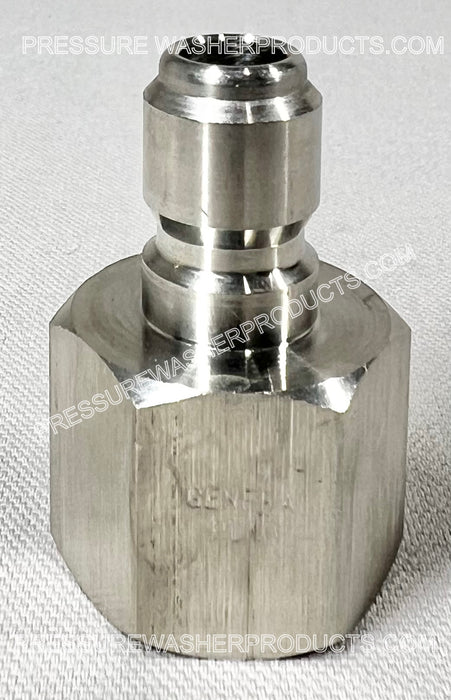 3/8" Female Plug x 1/2" FNPT Stainless Steel General Pump D10150
