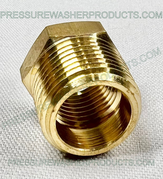 3/4" MPT x 1/2" FPT Reducing Bushing Brass