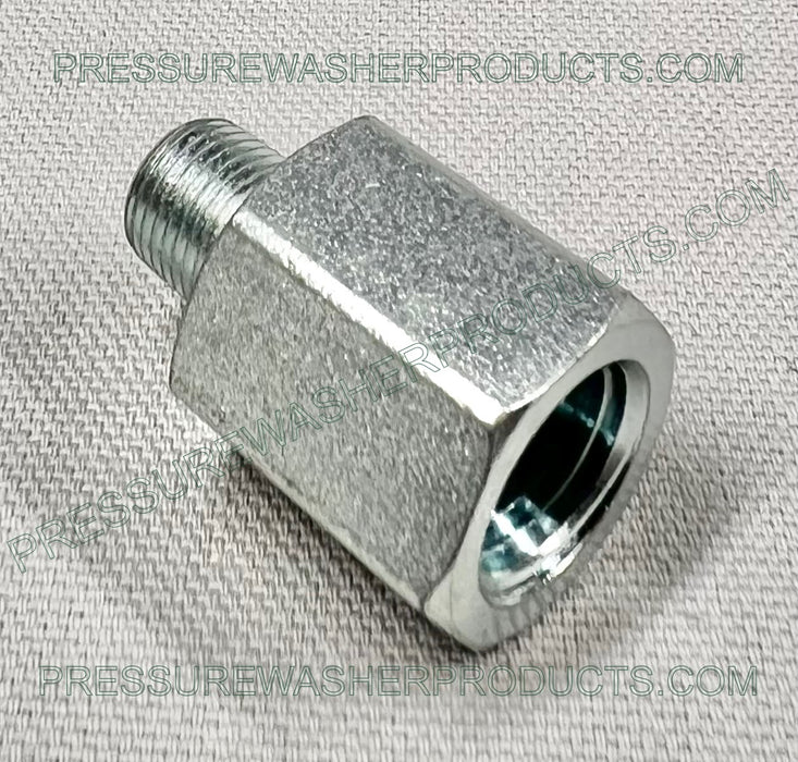 1/4" FPT x 1/8" MPT Male Adapter Steel