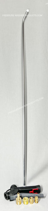 Sealer Gun Assembly w/ Bent 3' Aluminum Wand 6510 Nozzle and 3/8" Barb