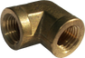 Codo FPT de latón de 1/4”