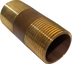 1/2" ID x 2" Brass Nipple