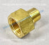 1/2" FPT x 3/8" MPT Male Adapter Brass