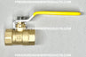 1/2" FPT Brass Ball Valve 600 PSI Maximum Low Pressure Use