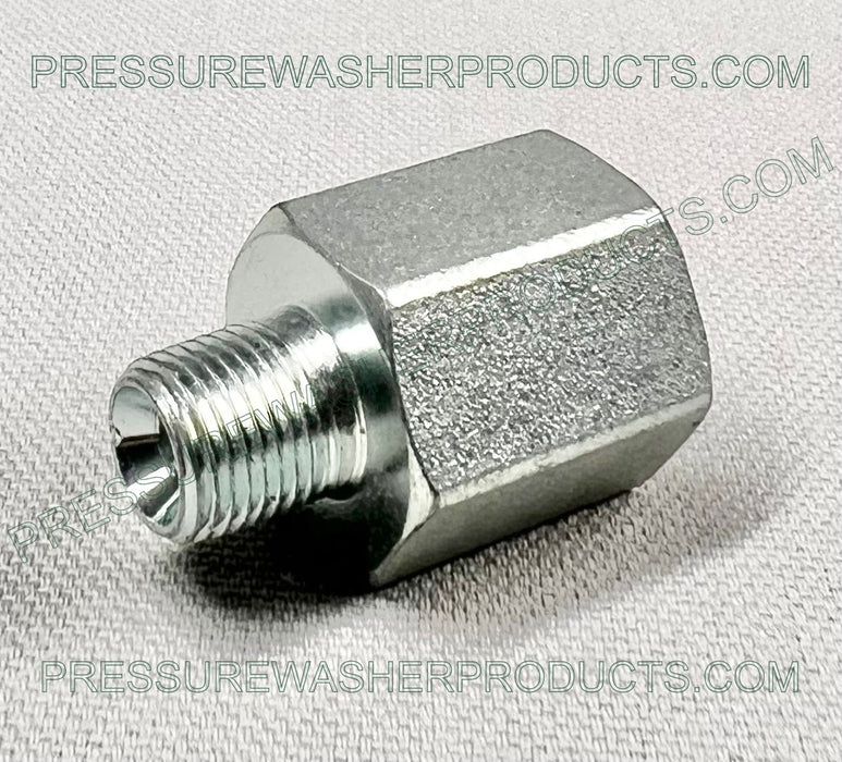 1/4" FPT x 1/8" MPT Male Adapter Steel