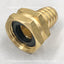 Manguera de jardín macho MGH de 3/4" x espiga de manguera de 5/8" de latón (reparador de mangueras)