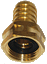 3/4" FGH Female Garden Hose Swivel x 5/8" Hose Barb or 5/8" Hose Mender