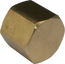 Tapa de latón FPT de 3/8"