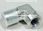 1/2" MPT x 3/8" FPT Street Elbow Steel 5000 PSI