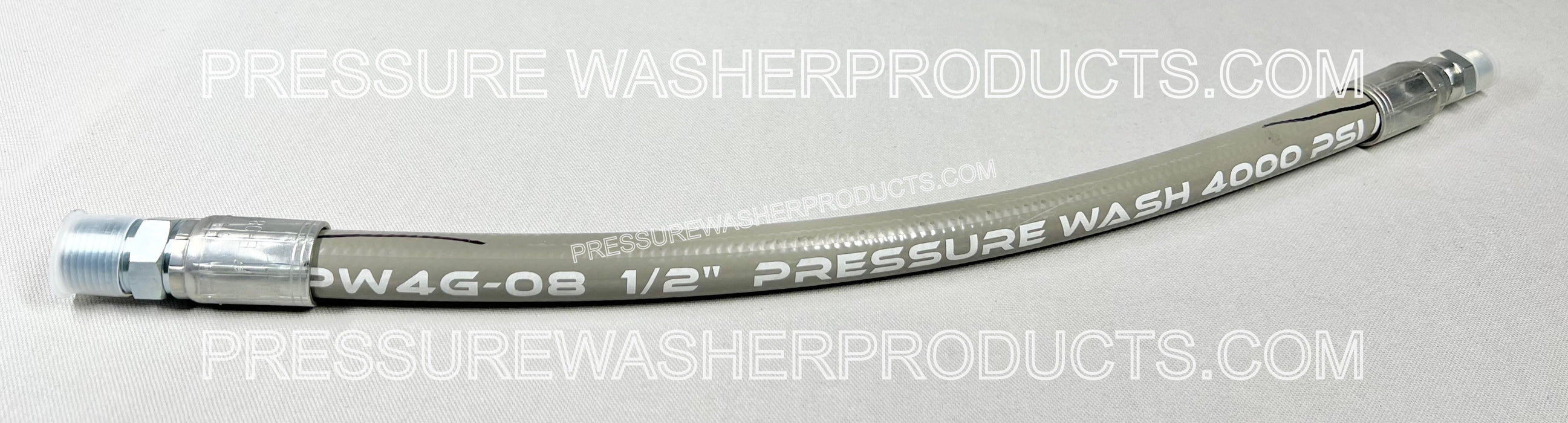 1/2" ID x 20" (Inches) 4200 PSI Bypass Hose 1/2" MPT x 1/2 MPT Swivel End