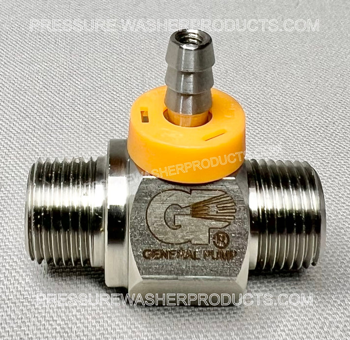 2 - 3 GPM 1.8 mm Chemical Injector Fixed 100835OR Orange 5500 psi Stainless Steel .070