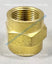 3/4" FPT HEX Coupler Brass Low Pressure Use