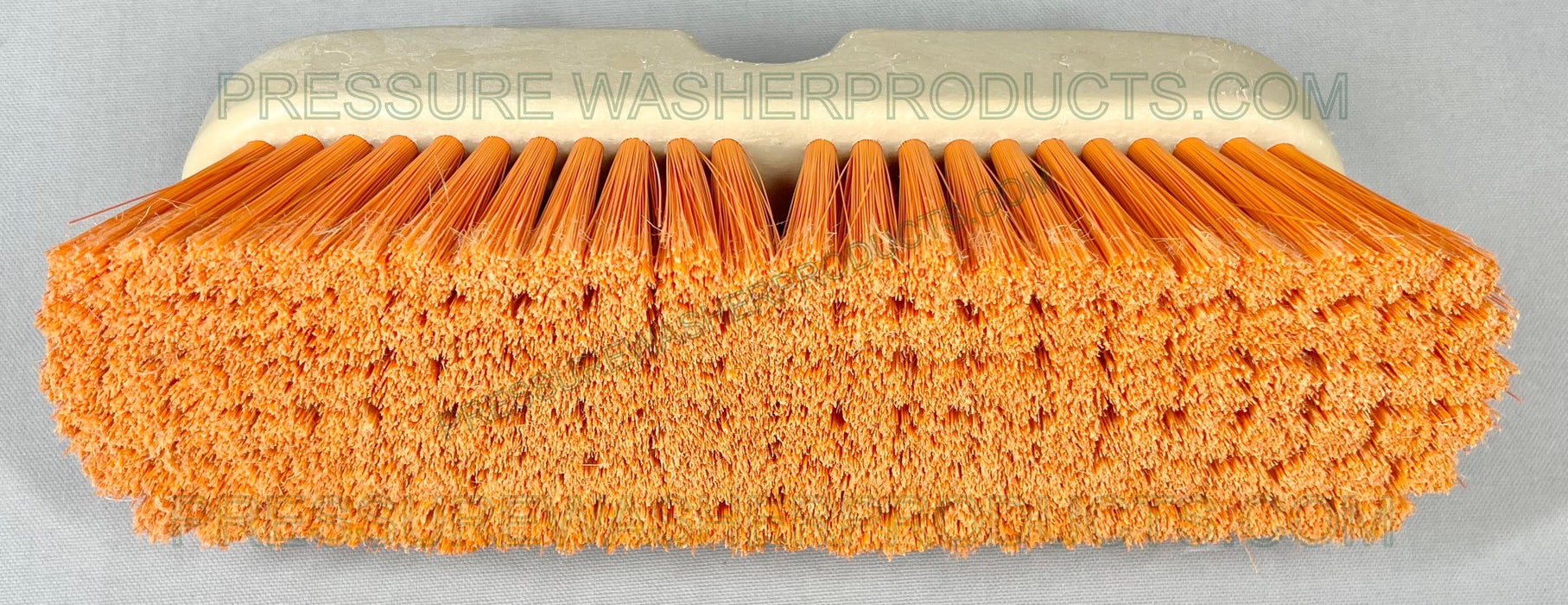 10" Orange Acid Resistant Bristles Medium Brush Threaded