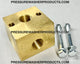 3/8" FPT x 3/8" FPT Unloader Block Brass