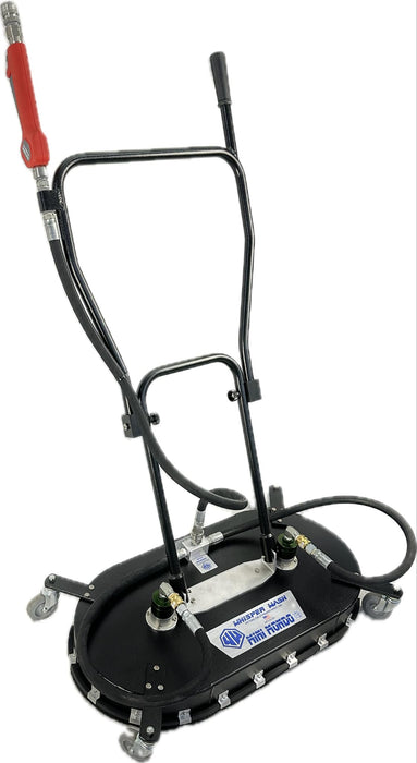 High Flow Mini Mondo 31" Surface Cleaner Upgraded 1/2" ID Hose, Inline Gun Choose Handle Type