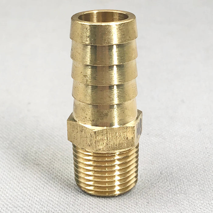 5/8" Hose Barb X 3/8" MPT BRASS