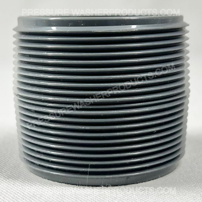 2" Nipple Close MPT Male Pipe Thread SCH 80 PVC