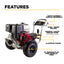 Hidrolavadora portátil de 4 galones por minuto y 4000 psi con arranque manual, Honda General Pump EB4040HG-2 