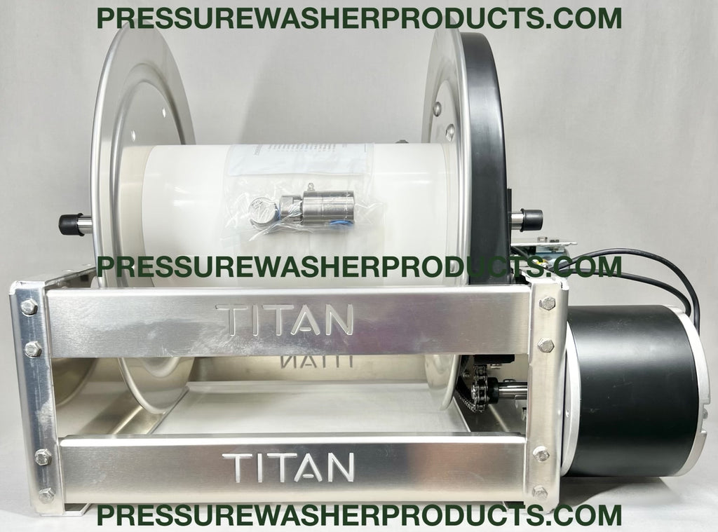 4322E Titan 22 Alum. Electric Hose Reel