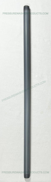 SCH 80 PVC Nipple Wand for Softwashing 24" Long 1/2" ID