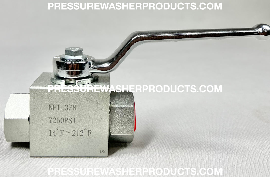 High Pressure Ball Valve | Hydraulic | 1/2 NPT Threads | Steel High Pressure Ball Valve | Hydraulic | 1/2 NPT Threads | Steel