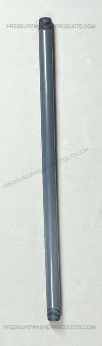 SCH 80 PVC Nipple Wand for Softwashing 18" Long 1/2" ID