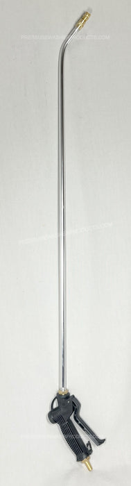 Conjunto de pistola selladora con varilla de aluminio doblada de 24", boquilla 6510 y púa de 3/8"