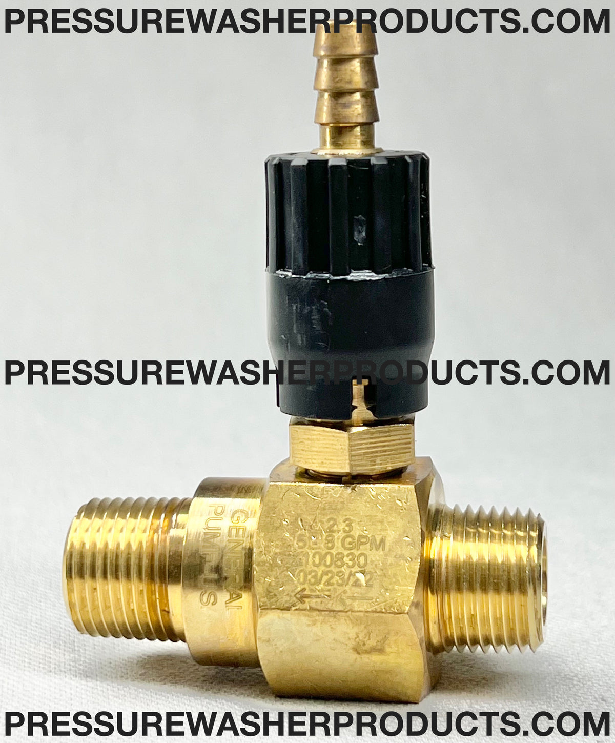 5 - 8 GPM 2.3 mm Adjustable Acid Injector High Draw General Pump ...