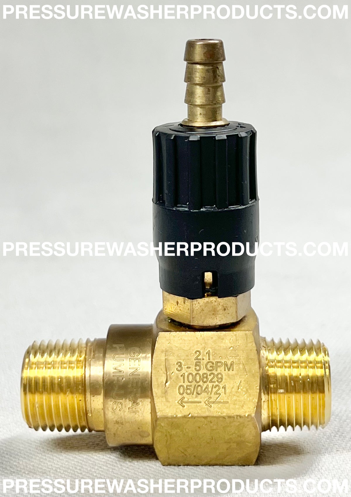 3 - 5 GPM 2.1 mm High Draw Adjustable Acid Injector General Pump ...
