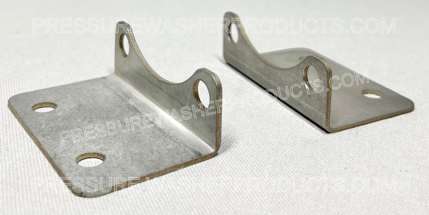 Pair (2) of Mounts For 3/4” and 1” Side Load Banjo Ball Valves:  Stainless Steel