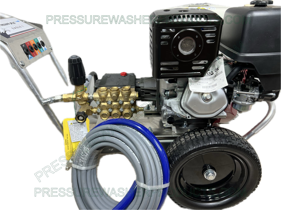 4 gpm 4000 psi Pressure Washer Portable Cart Wheels Cold Honda General Pump E4040HG-2