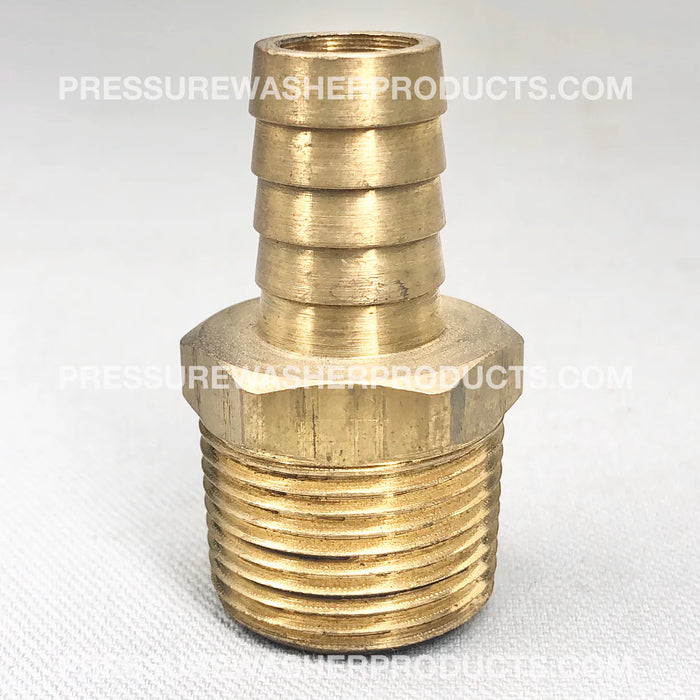 5/8" Hose Barb x 1/2" MPT Brass