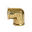 1/2" FPT x 3/8" FPT Reducing Elbow Brass