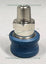 Conector macho MPT de 1/4" con collarín azul aislado 