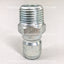 Foster 1/2" MPT Male Plug Steel Plated Quick Connect