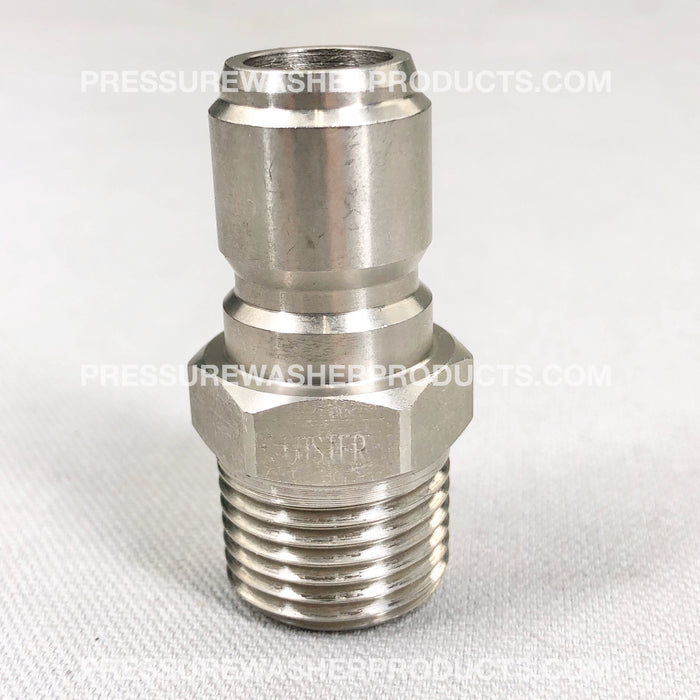Foster Male Quick Connect Plug 1/2" MPT Stainless Steel