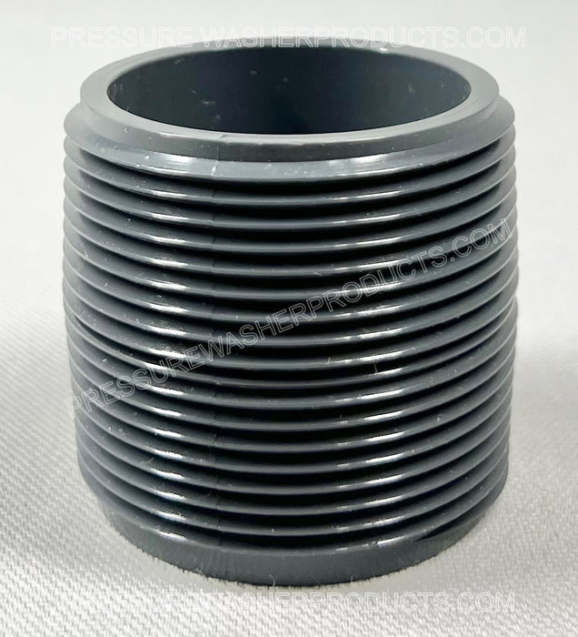 1.5" Nipple Close MPT Male Pipe Thread SCH 80 PVC