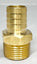 3/4" Hose Barb x 3/4" MPT brass Hose Barb