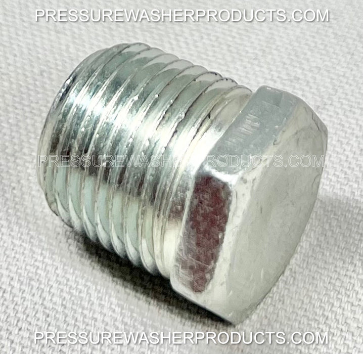 STEEL HEX HEAD PLUG 1/2" MPT, 5000 PSI