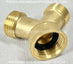 Garden Hose Brass "Y" Connector