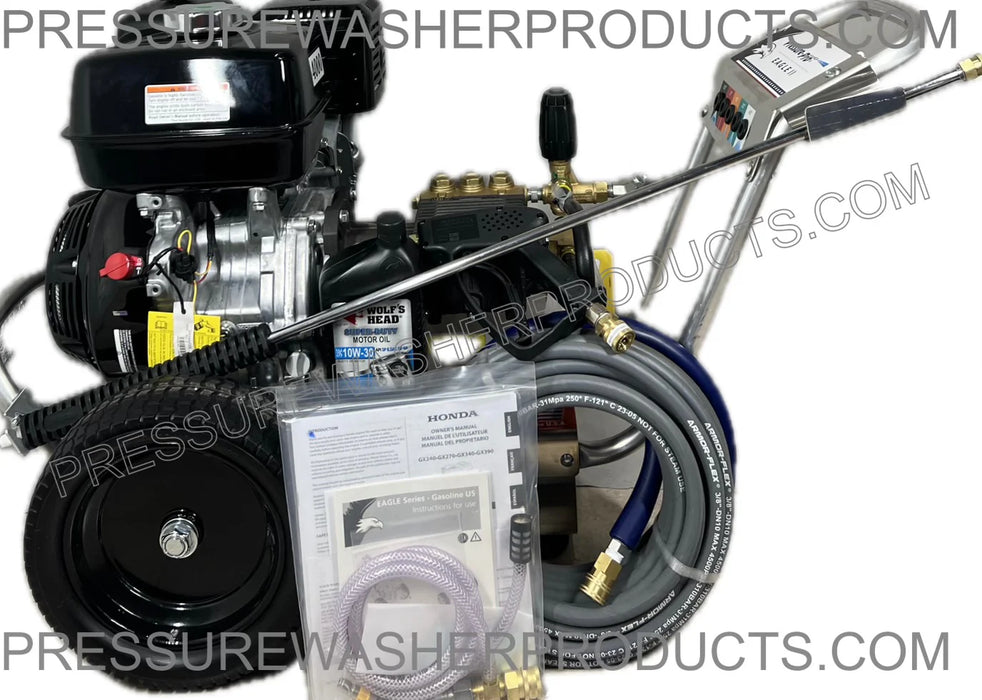 4 gpm 4000 psi Portable Package, 100' Hose, DST JROD, DN10, Mosmatic Swivel & 16" Whisper Wash