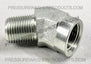 3/8" MPT x 3/8” FPT Street 45 Elbow Steel 5000 PSI For High Pressure Use