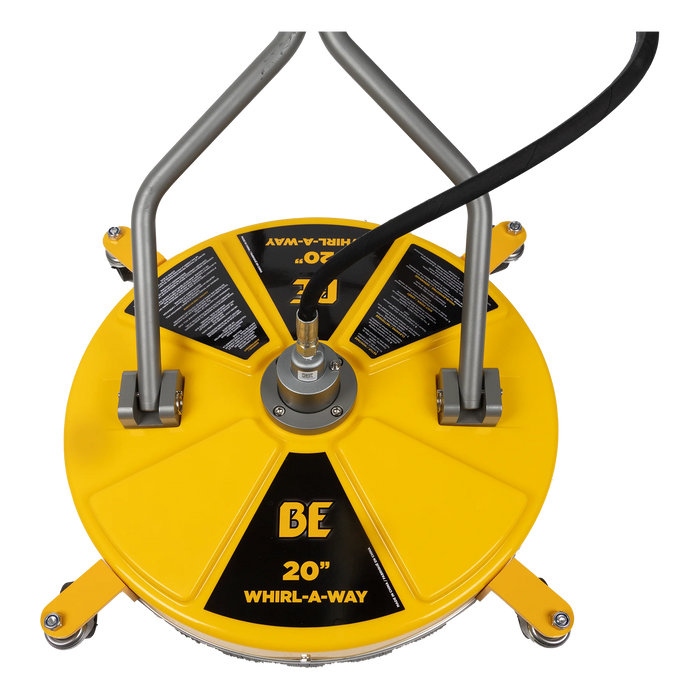 20” Whirl A Way Surface Cleaner w/4 Casters 180 Deg Max 3000-4500 PSI Max