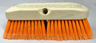 10" Orange Acid Resistant Bristles Medium Brush Threaded
