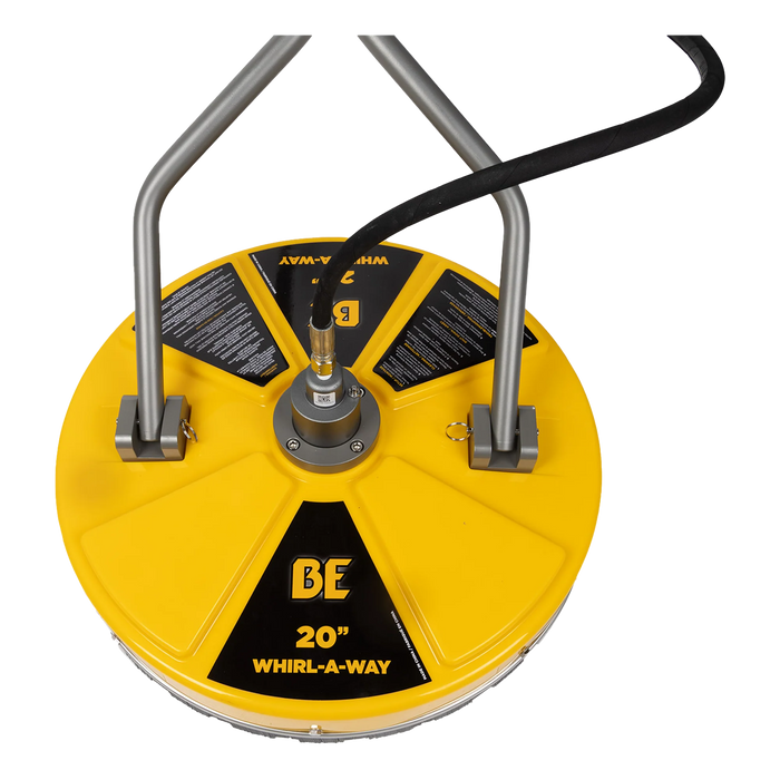 20” Whirl A Way Surface Cleaner Floater 180 Deg Max 3000-4500 PSI Max